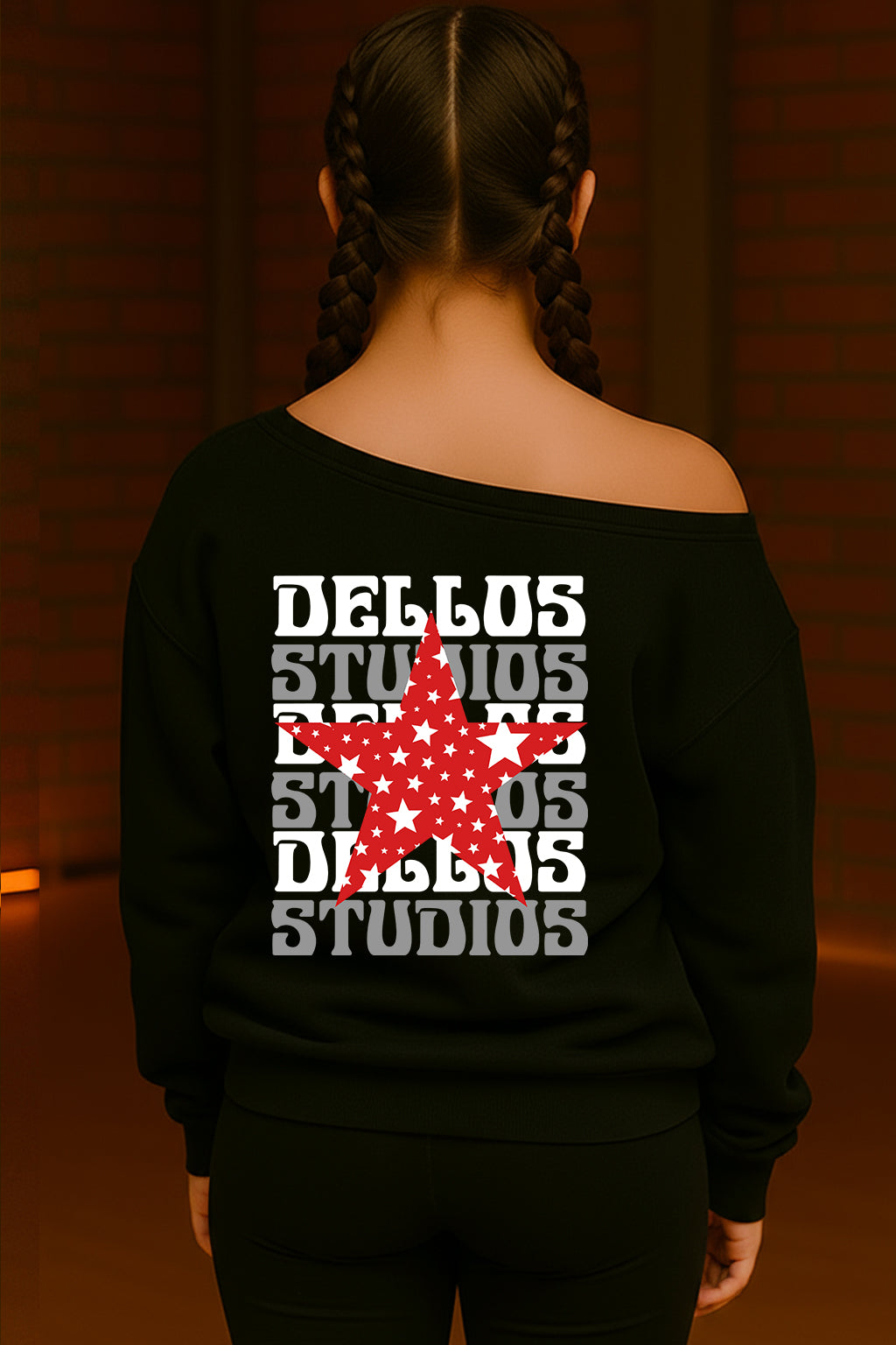 Repeat | Off The Shoulder Sweatshirt